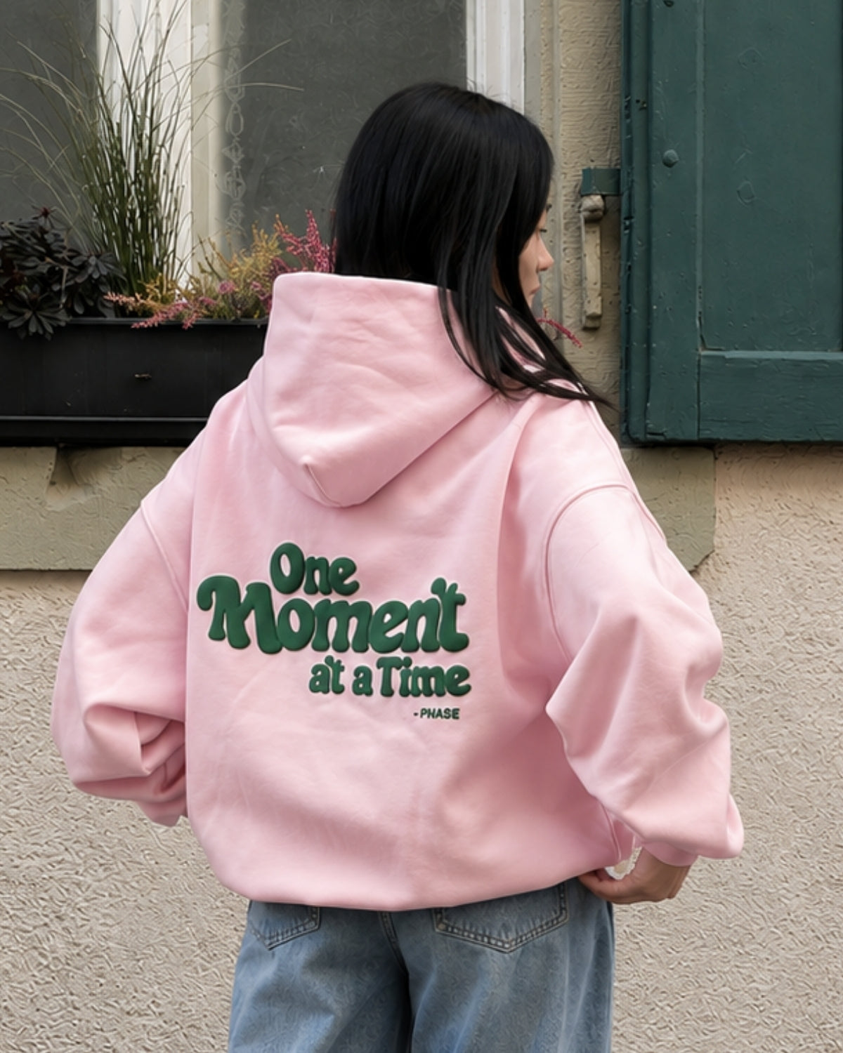 ONE MOMENT AT A TIME - Women Oversized Hoodie