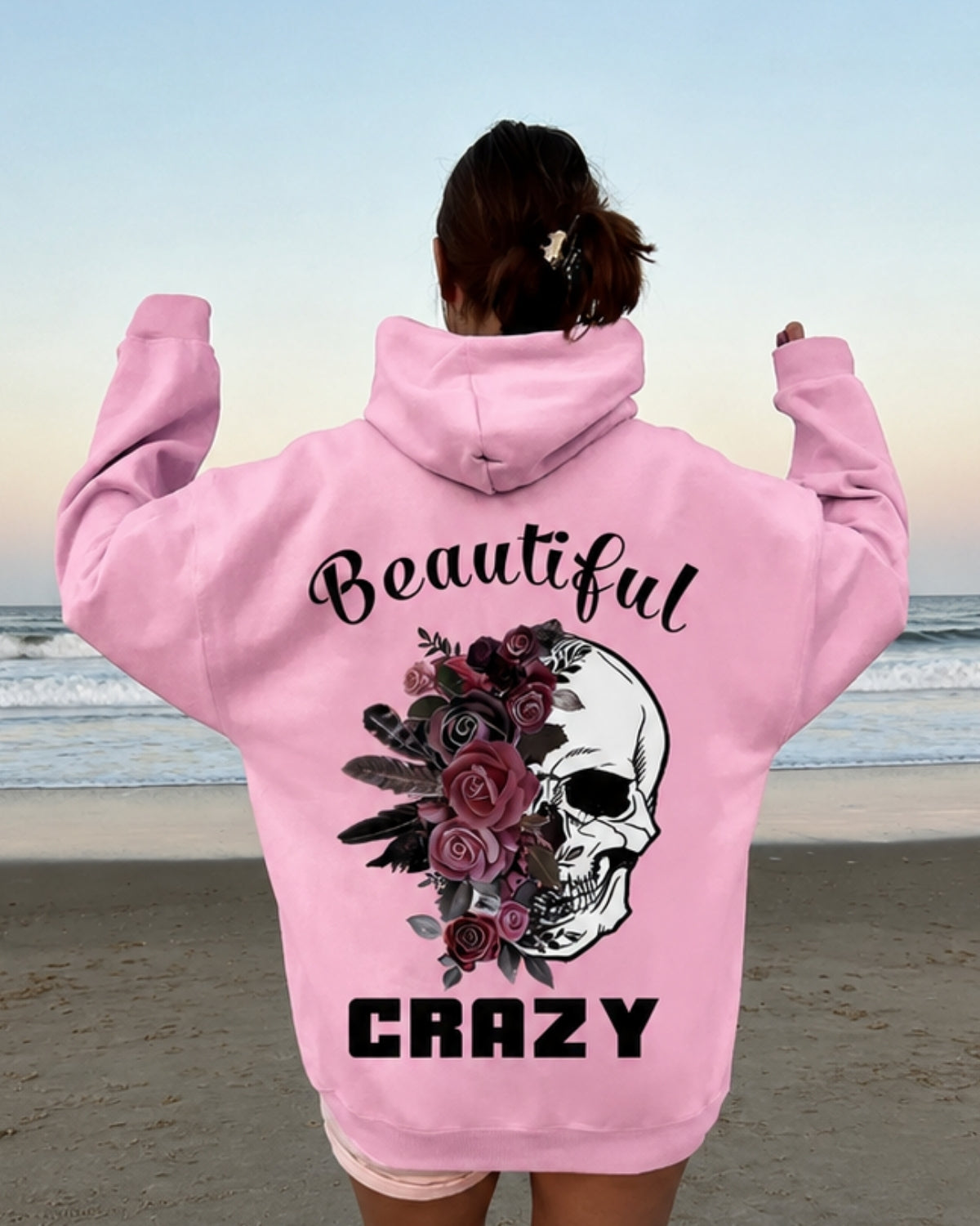 BEAUTIFUL CRAZY - Women Oversized Hoodie