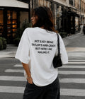 NOT EASY BEING TAYLOR'S ARM CANDY - Women Oversized T-shirt