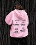 ANGEL NUMBERS - Women Oversized Hoodie