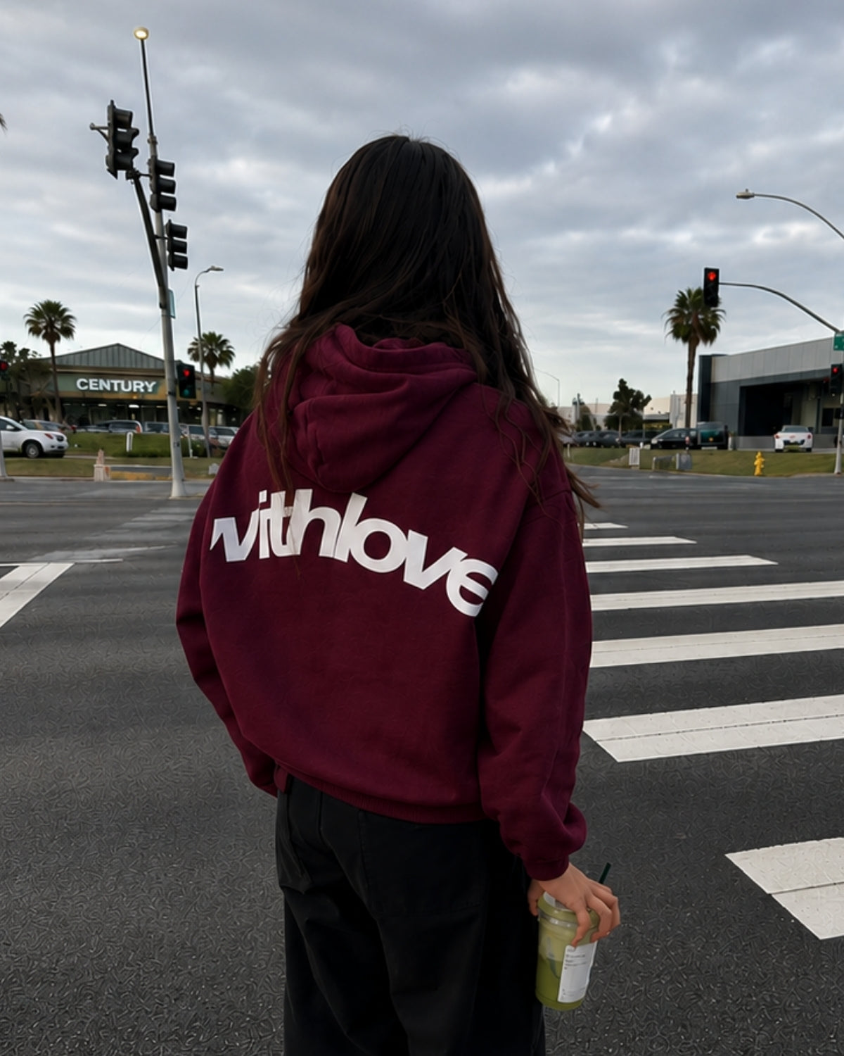 WITH LOV(E) - Women Oversized Hoodie
