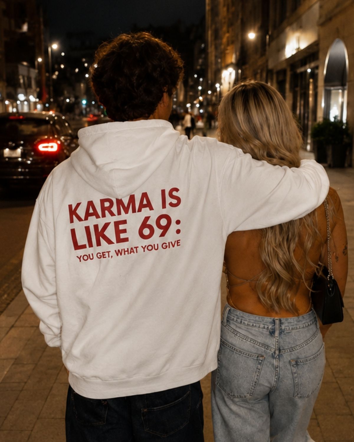 KARMA IS LIKE 69 - Oversized Hoodie [ Unisex ]