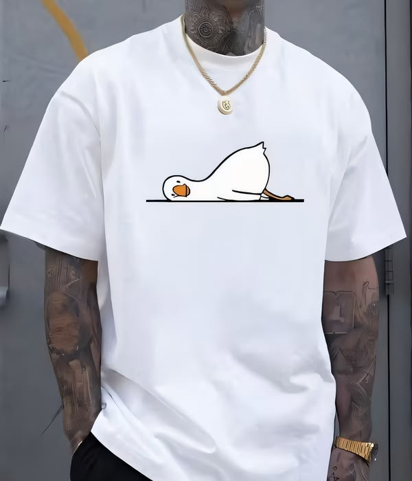 Flat Duck - Oversized T-shirt  [ Unisex ]