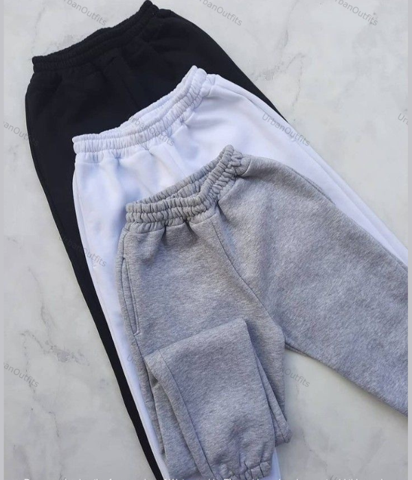 Unisex Plain Oversized Sweatpants