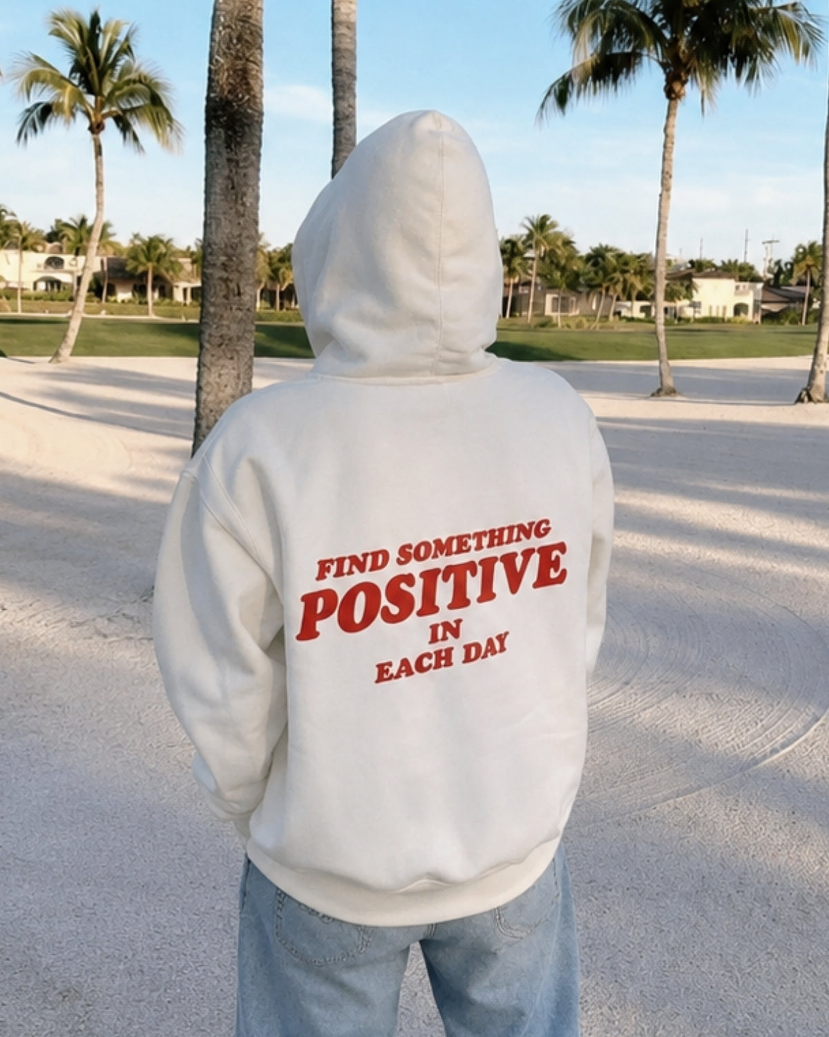FIND SOMETHING POSITIVE - Oversized Hoodie [ Unisex ]