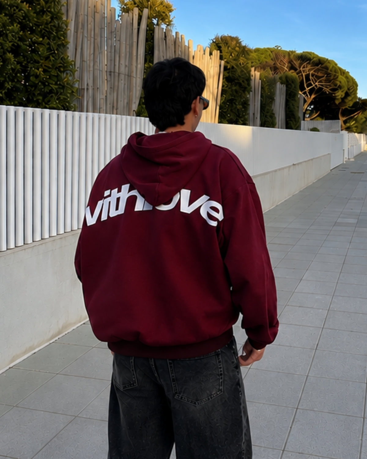 WITH LOV(E) - Oversized Hoodie [ Unisex ]