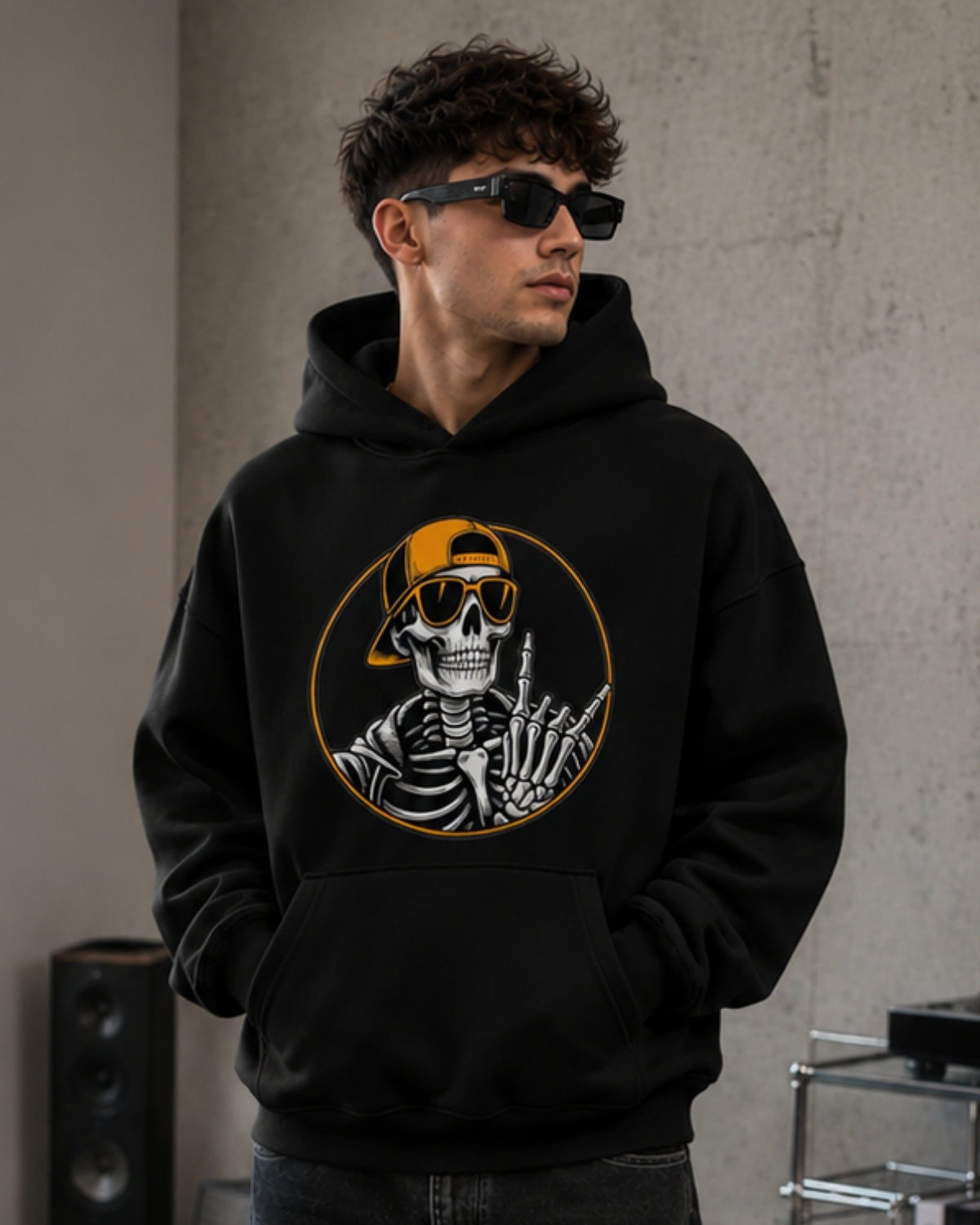COOL SKULL - Oversized Hoodie [ Unisex ]
