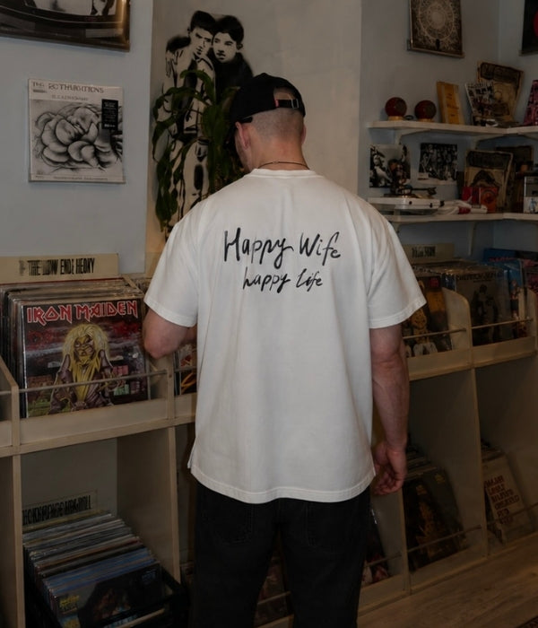 HAPPY LIFE - Oversized T-shirt  [ Unisex ]