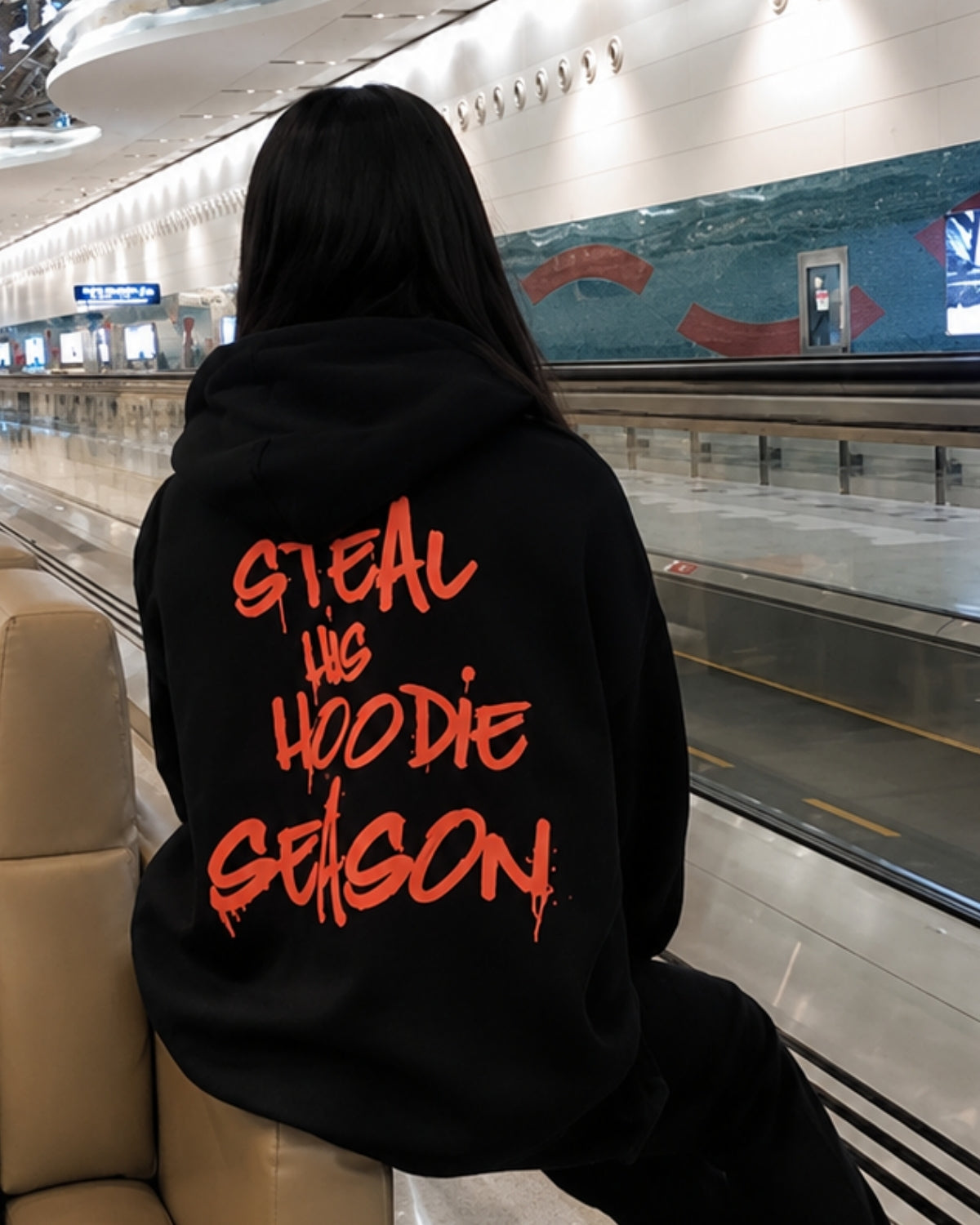 STEAL HIS HOODIE SEASON - Women Oversized Hoodie