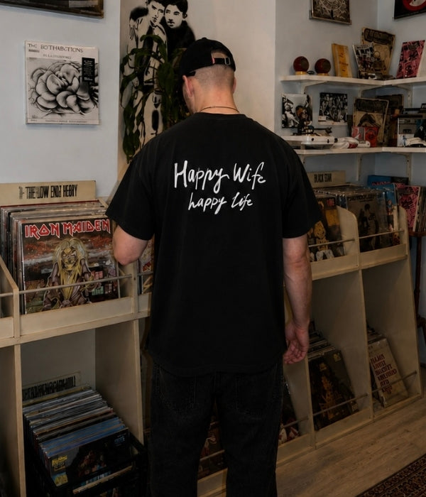HAPPY LIFE - Oversized T-shirt  [ Unisex ]