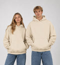 Basic Oversized Hoodie - BEIGE