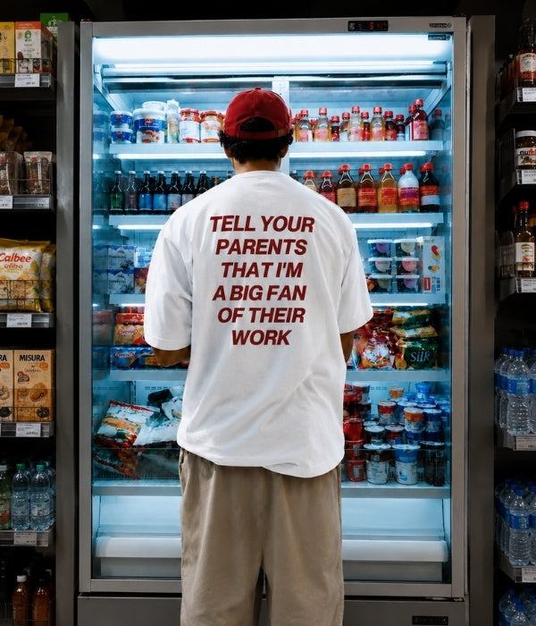 PARENTS BIG FAN - Oversized T-shirt  [ Unisex ]