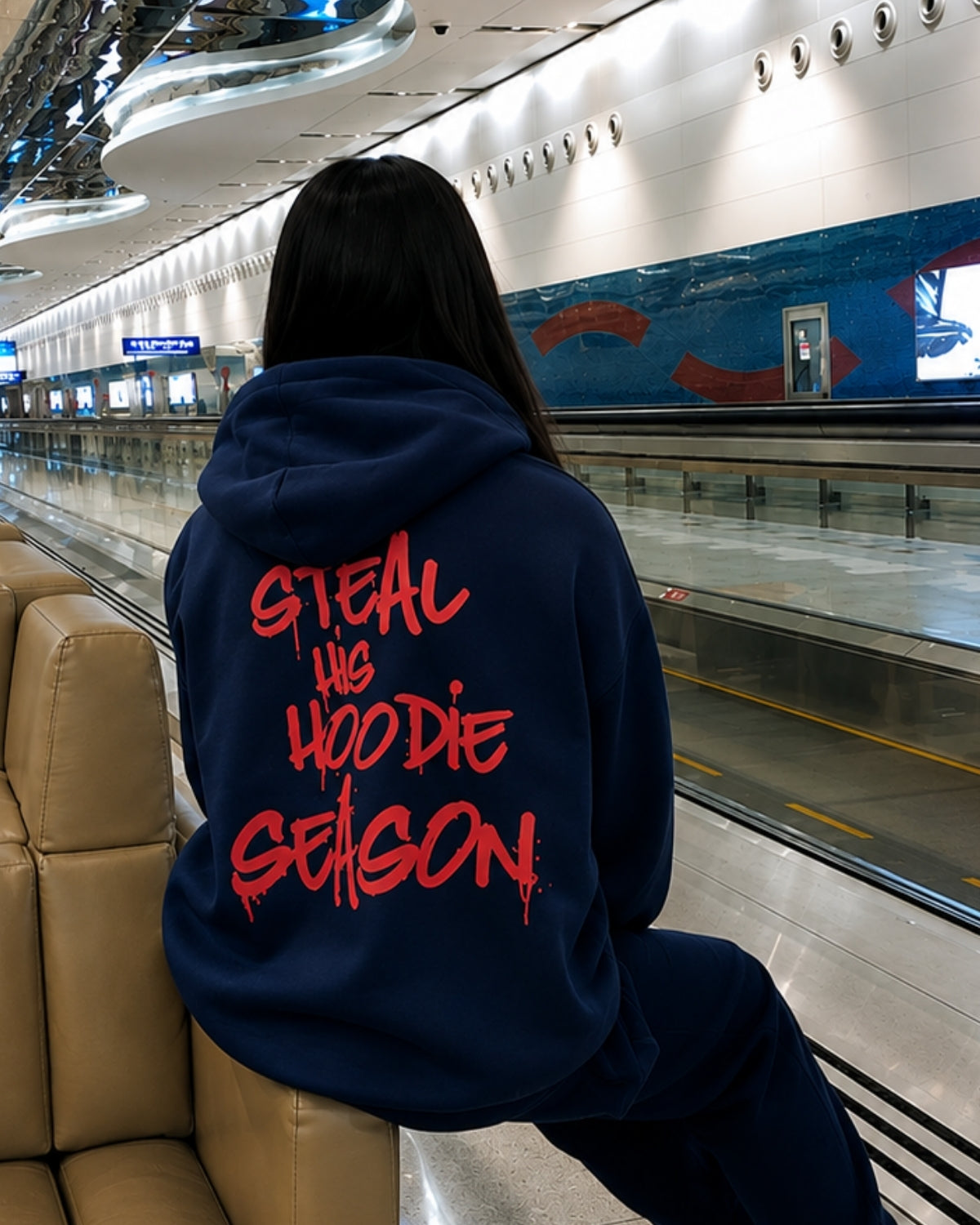 STEAL HIS HOODIE SEASON - Women Oversized Hoodie