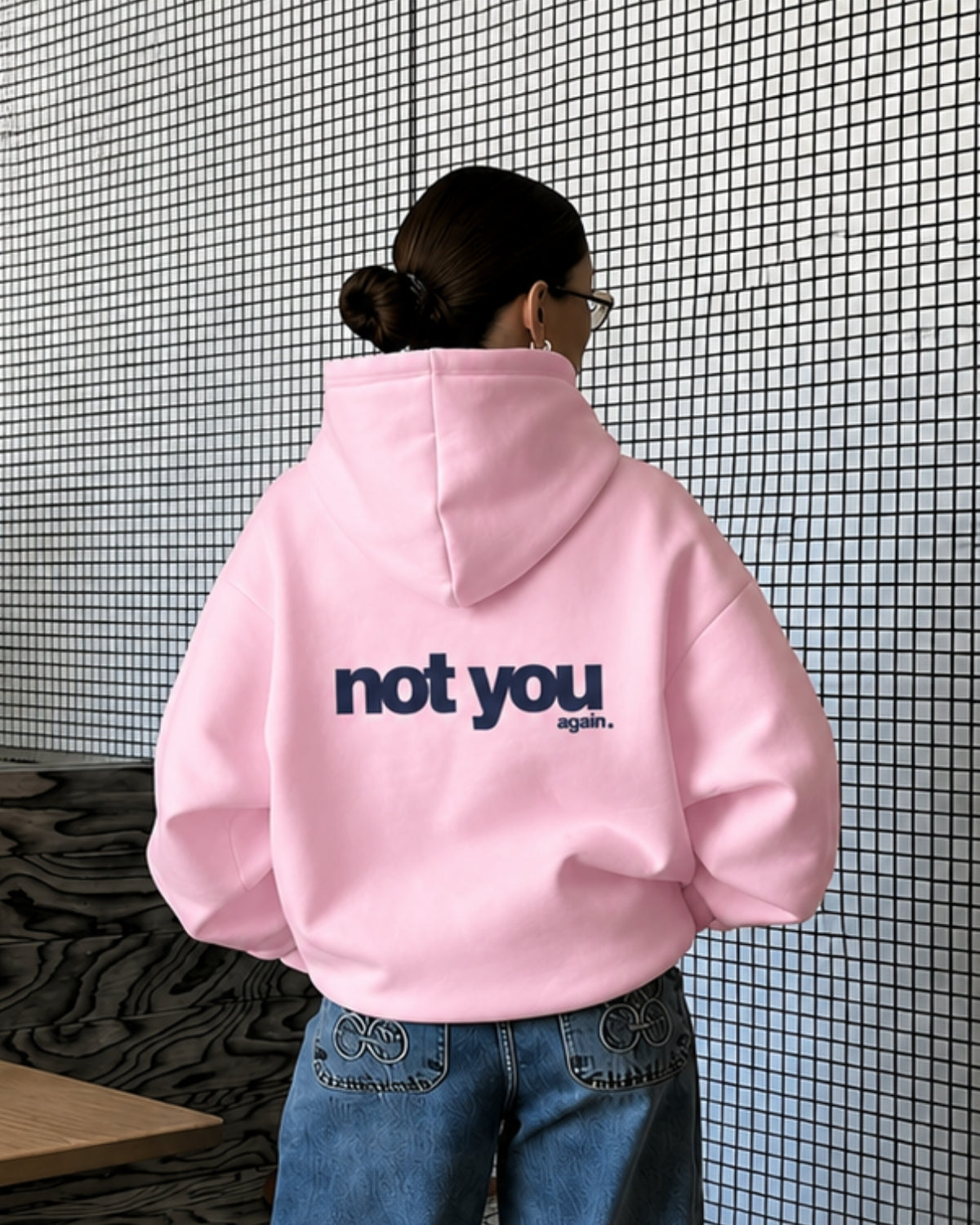 NOT YOU again - Women Oversized Hoodie