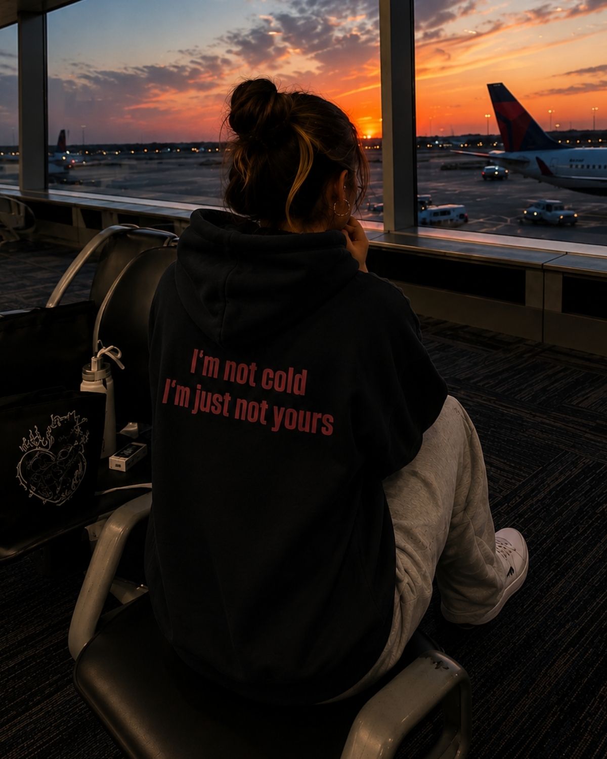 I'M NOT COLD I'M JUST NOT YOURS - Women Oversized Hoodie