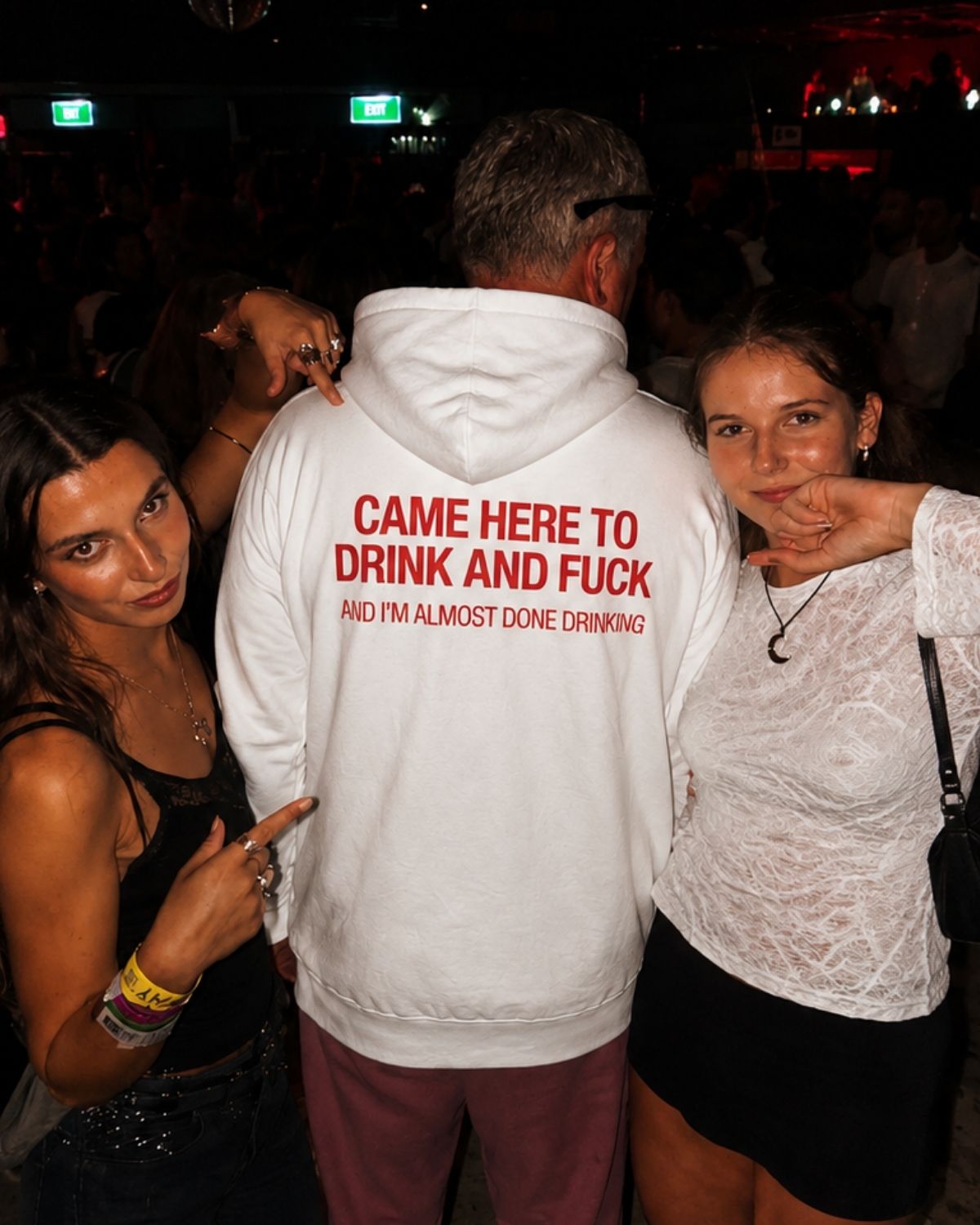 CAME HERE TO DRINK AND F*CK - Oversized Hoodie [ Unisex ]