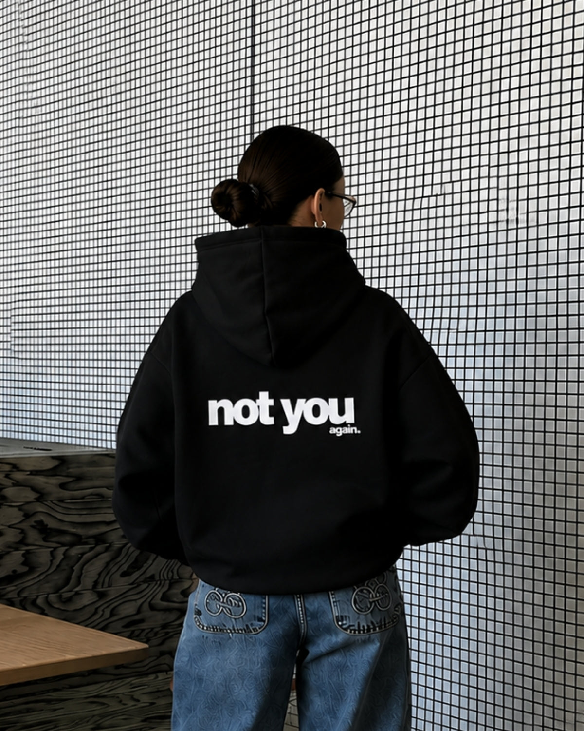 NOT YOU again - Women Oversized Hoodie