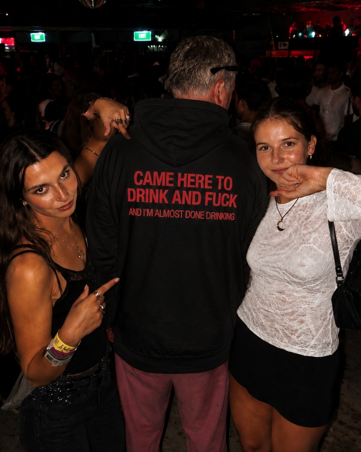 CAME HERE TO DRINK AND F*CK - Oversized Hoodie [ Unisex ]