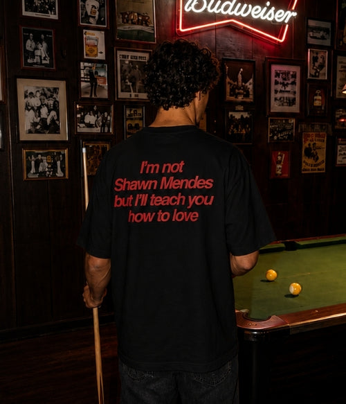 I'm not Shawn Mendes but I'll teach you how to love  - Oversized T-shirt  [ Unisex ]
