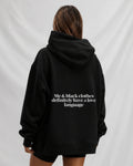 Me & black clothes definitely have a love language  - Women Oversized Hoodie
