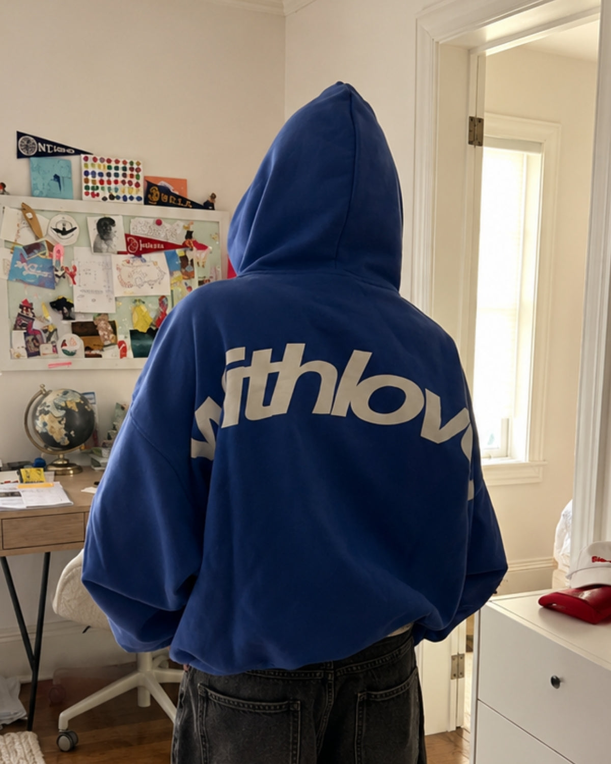 WITH LOV(E) - Oversized Hoodie [ Unisex ]