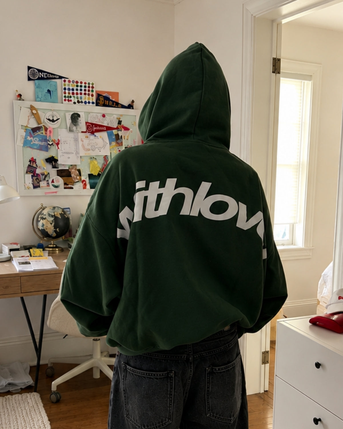 WITH LOV(E) - Oversized Hoodie [ Unisex ]