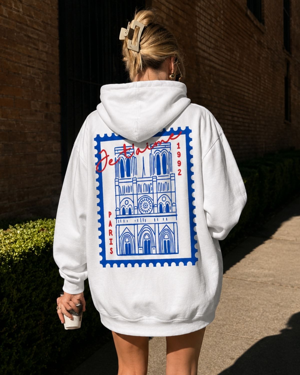 JE T'AIME PARIS - Women Oversized Hoodie