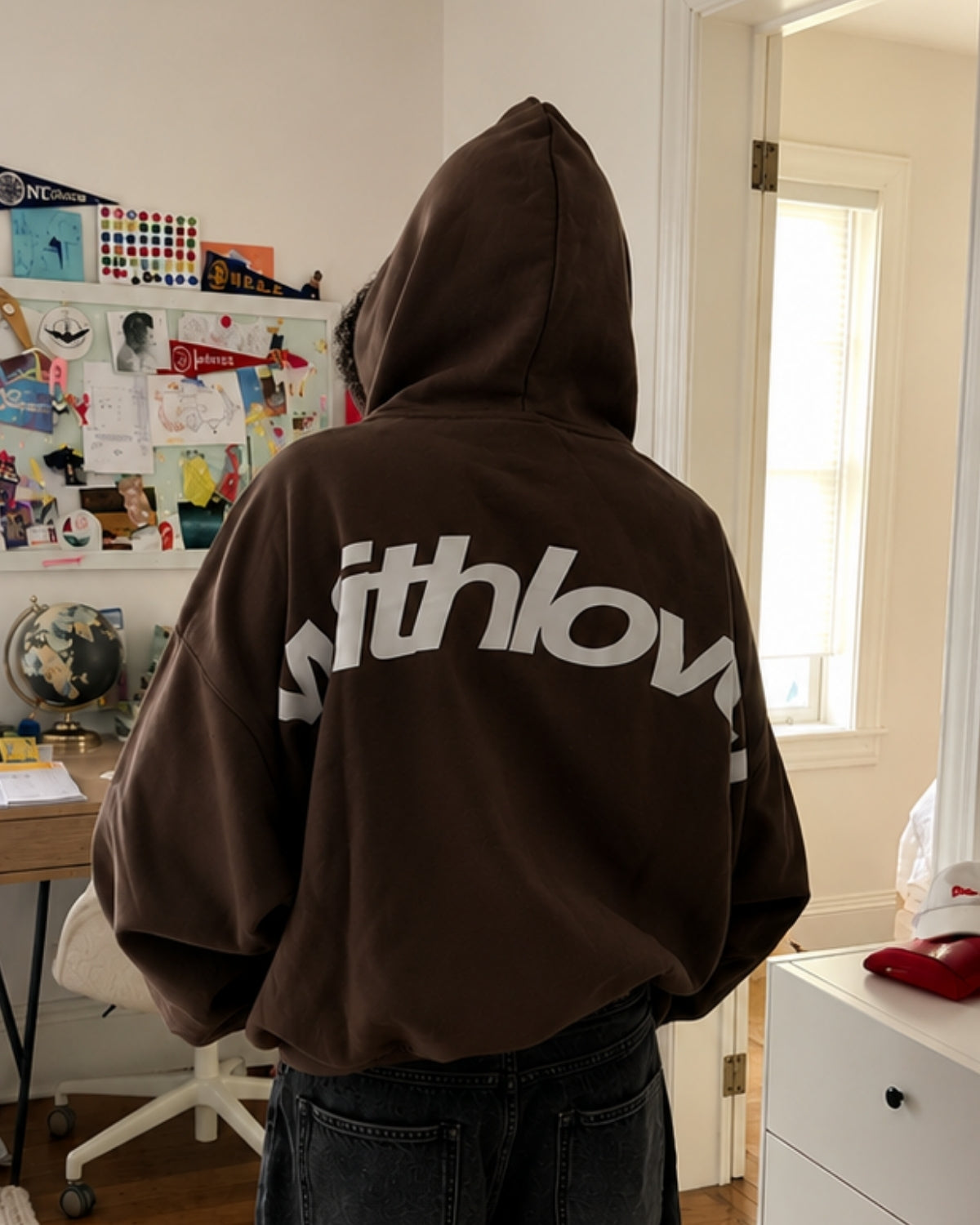 WITH LOV(E) - Oversized Hoodie [ Unisex ]
