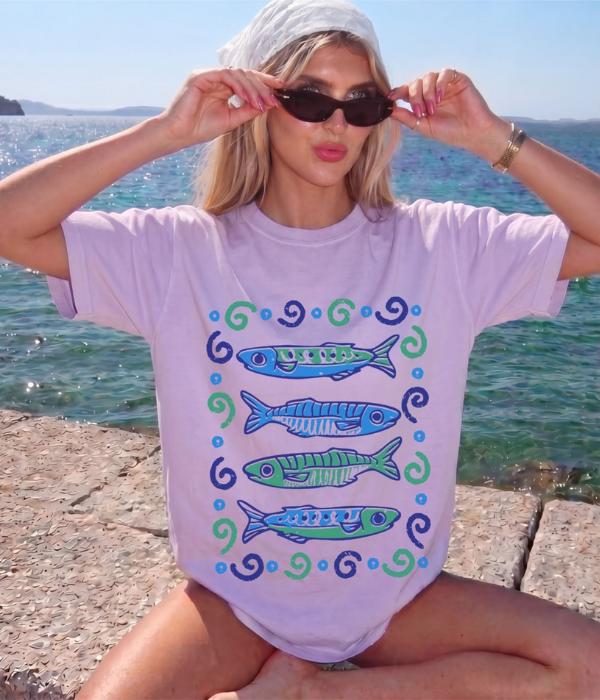 Sardines - Women Oversized T-shirt