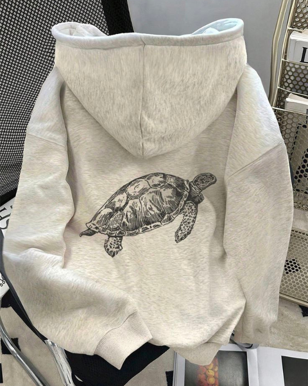 Turtle  - Women Oversized Hoodie
