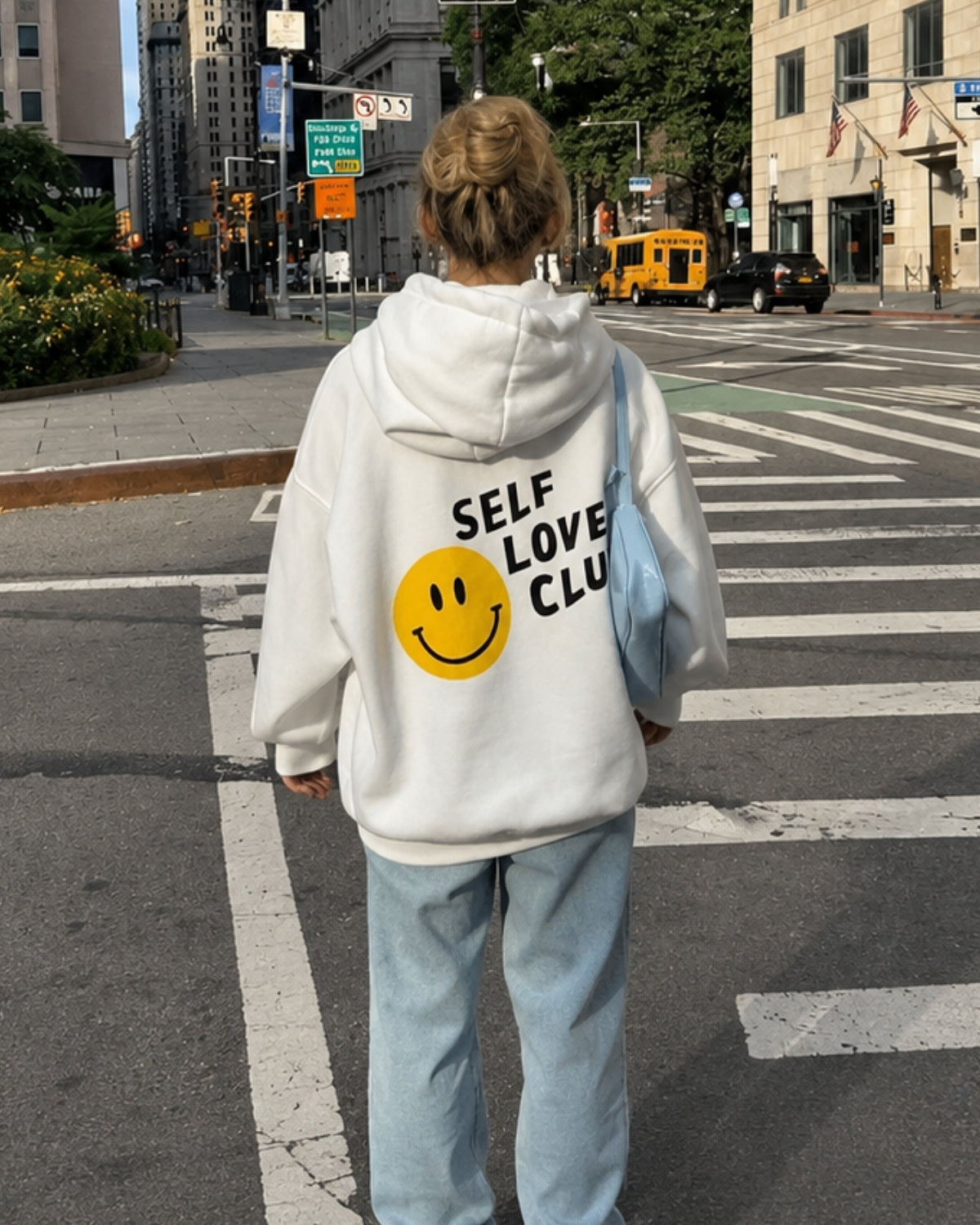SELF LOVE CLUB - Women Oversized Hoodie