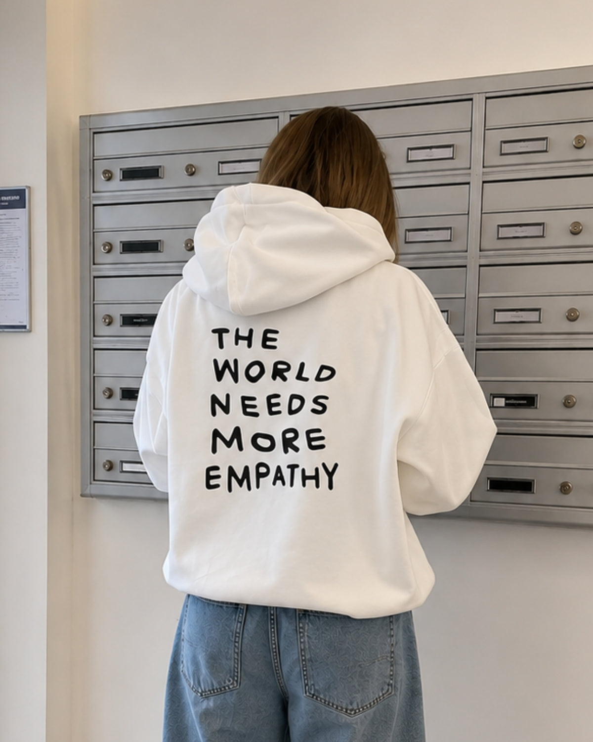 THE WORLD NEEDS MORE EMPATHY - Women Oversized Hoodie