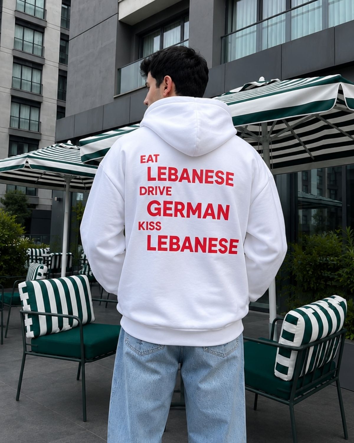 KISS LEBANESE - Oversized Hoodie [ Unisex ]