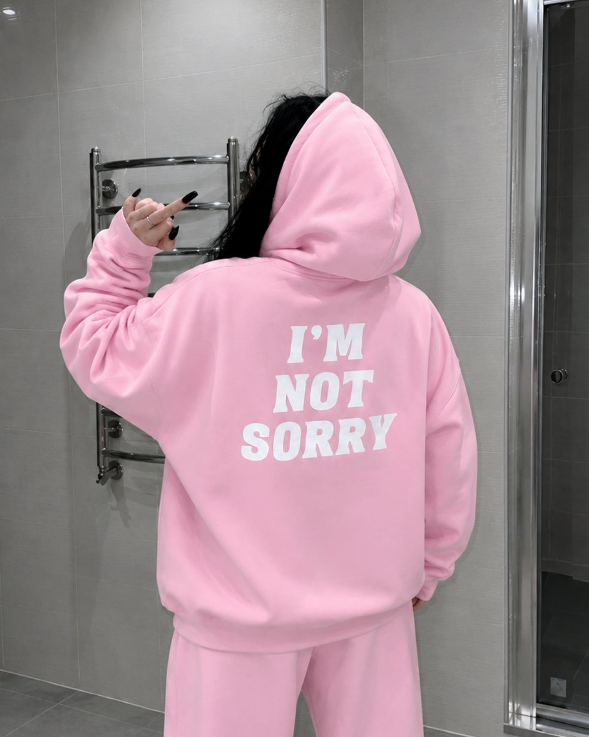 I'M NOT SORRY - Women Oversized Hoodie
