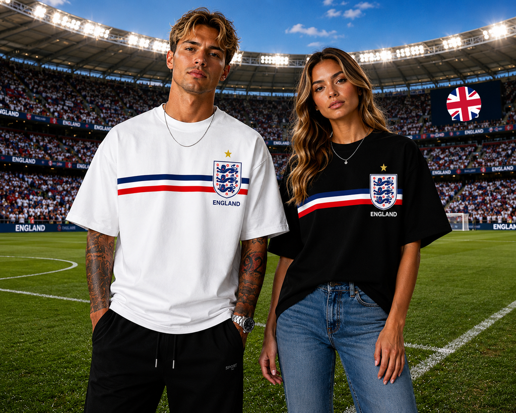 ENGLAND 🏴󠁧󠁢󠁥󠁮󠁧󠁿 - Oversized T-shirt  [ Unisex ]
