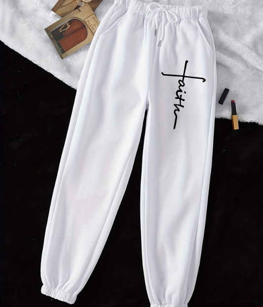 'Faith ' Women Oversized Sweatpants