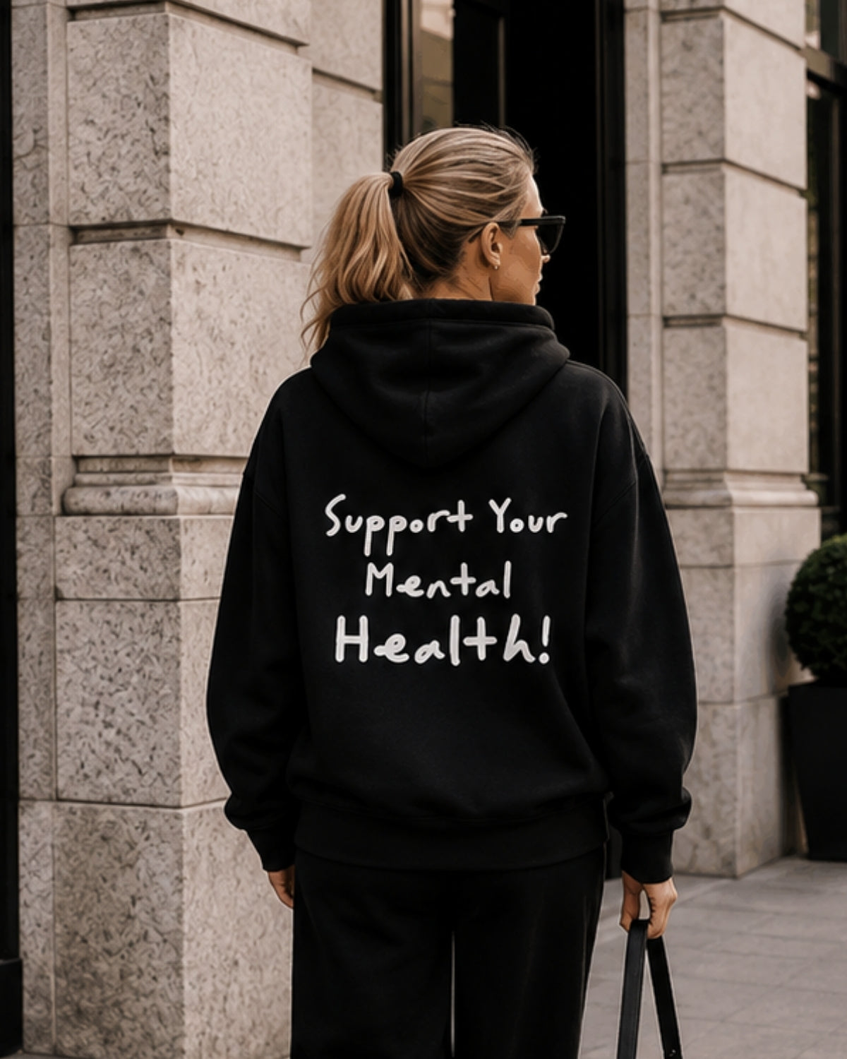SUPPORT YOUR MENTAL HEALTH - Women Oversized Hoodie