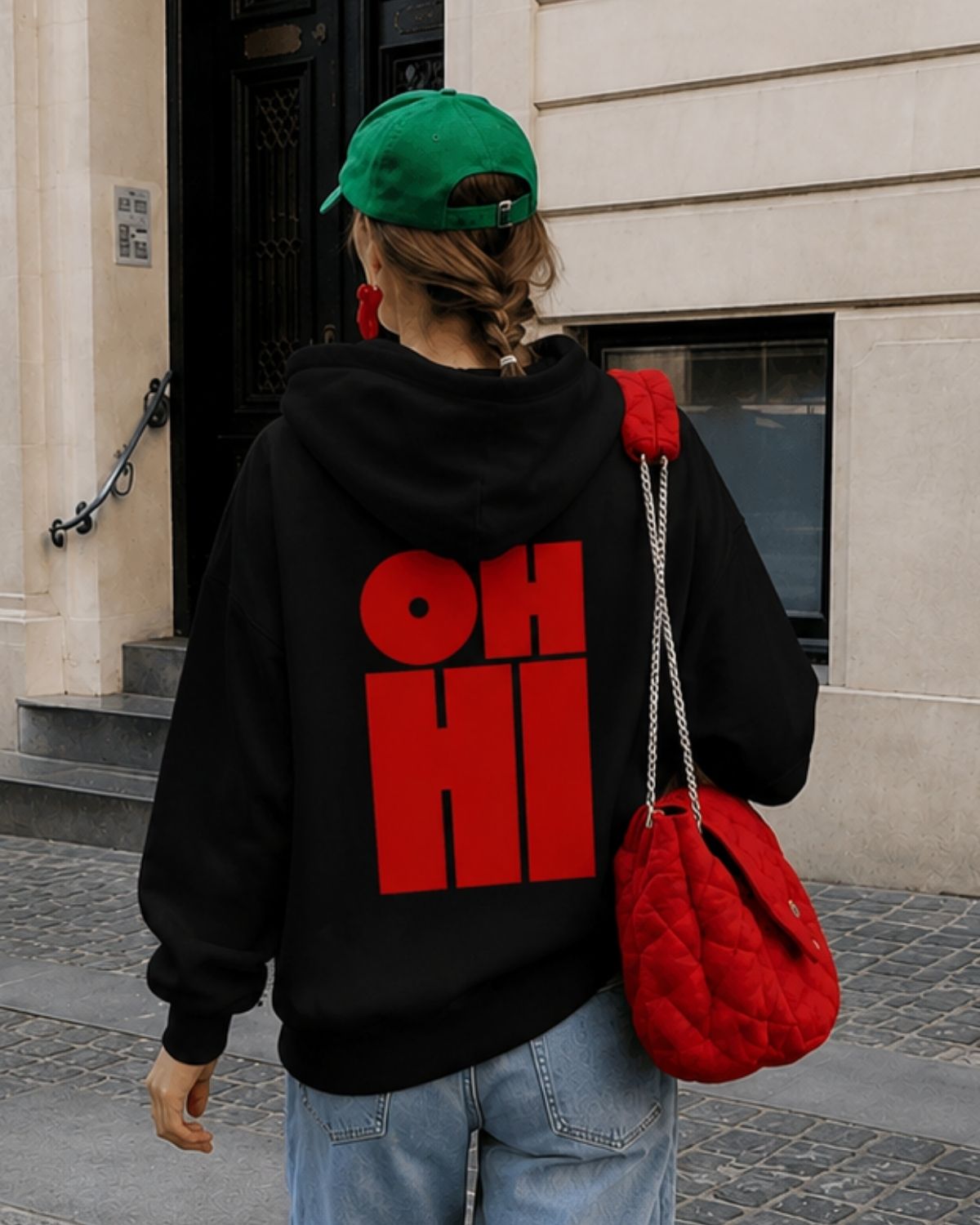 OH HI - Women Oversized Hoodie