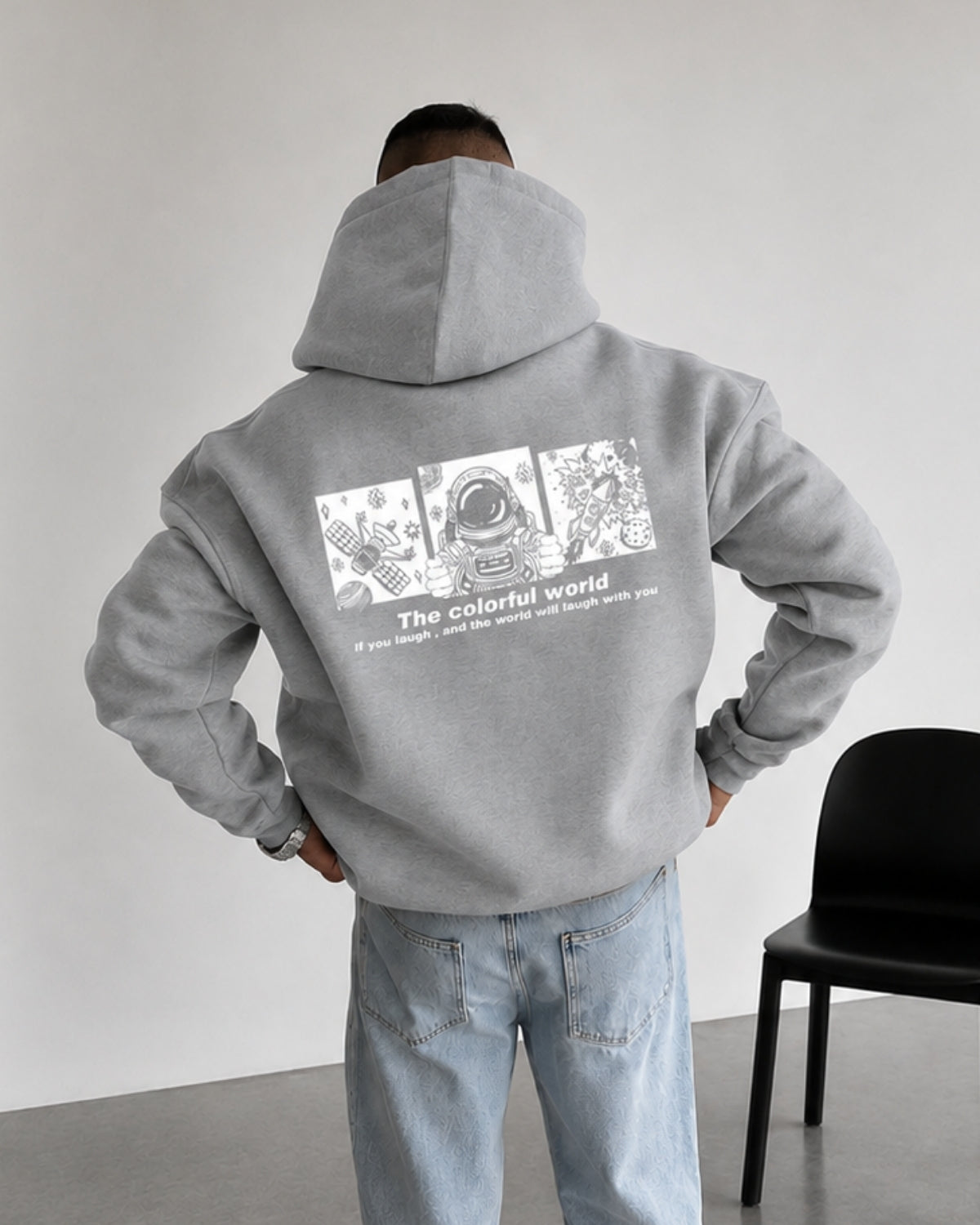 THE COLORFUL WORLD - Oversized Hoodie [ Unisex ]
