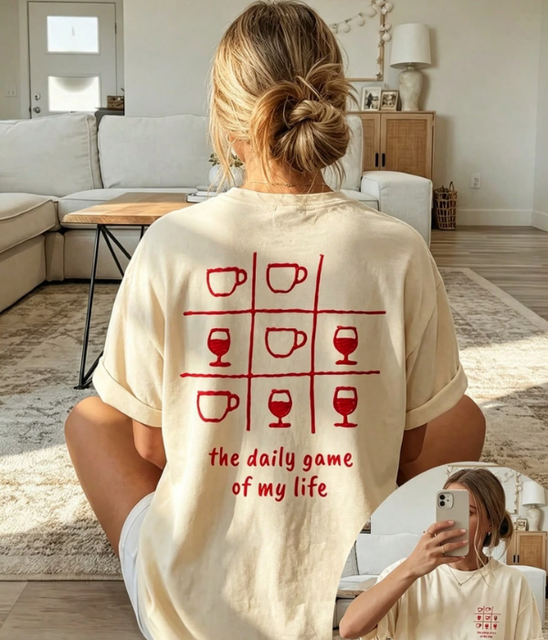 The Daily Game Of My Life -  Women Oversized T-shirt