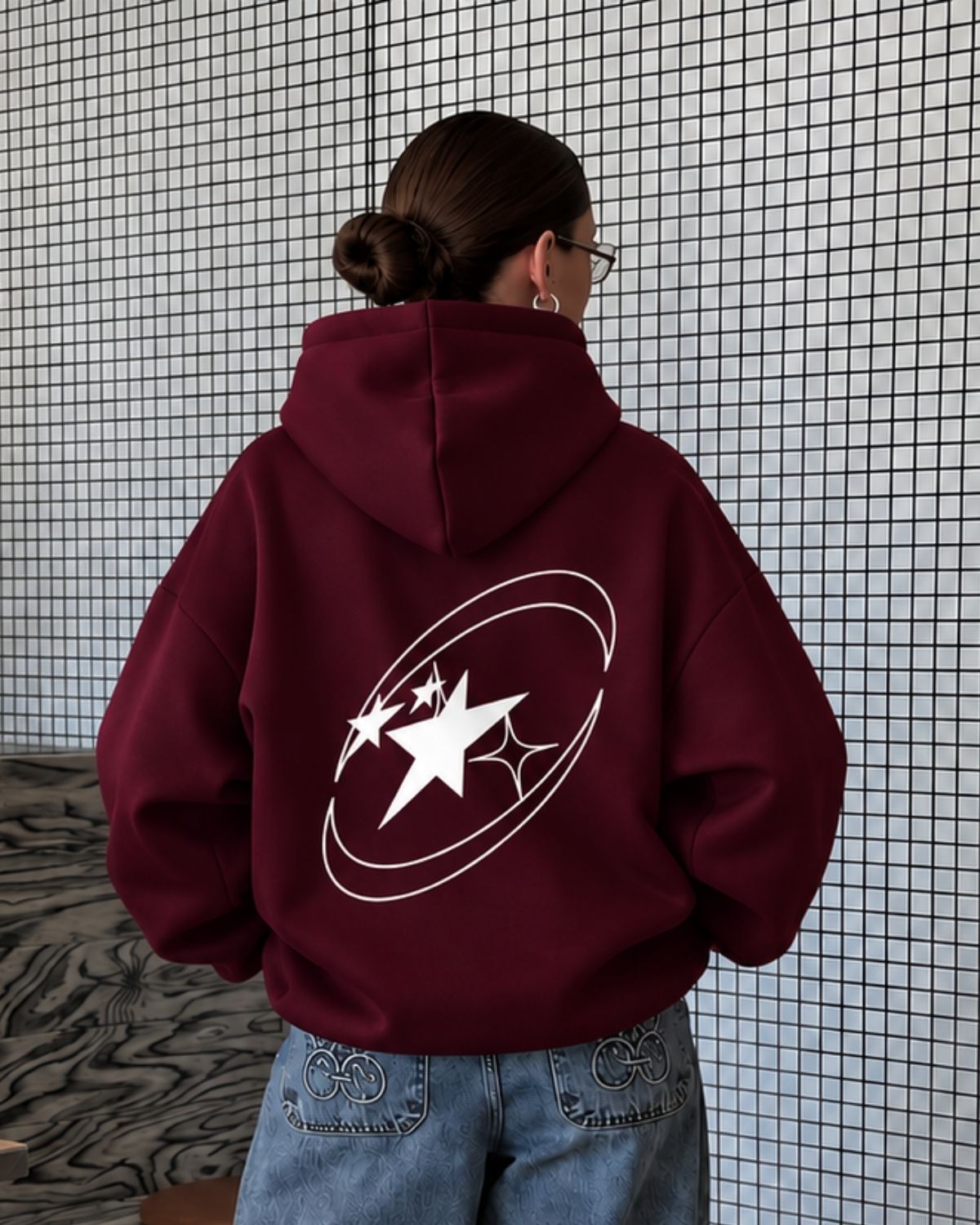 STARS  - Women Oversized Hoodie