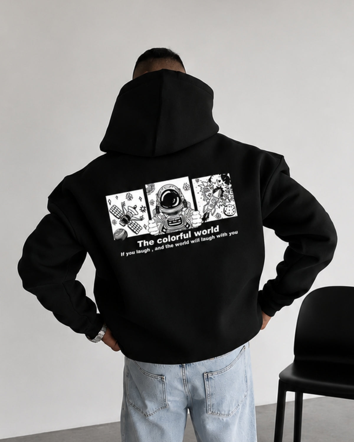 THE COLORFUL WORLD - Oversized Hoodie [ Unisex ]