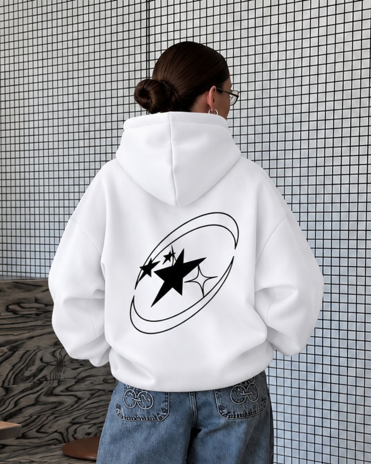 STARS  - Women Oversized Hoodie