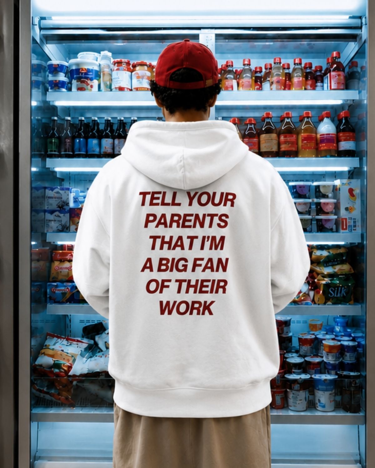 TELL YOUR PARENTS I'M A BIG FAN - Oversized Hoodie [ Unisex ]