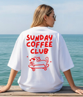 Sunday Coffee Club - Women Oversized T-shirt