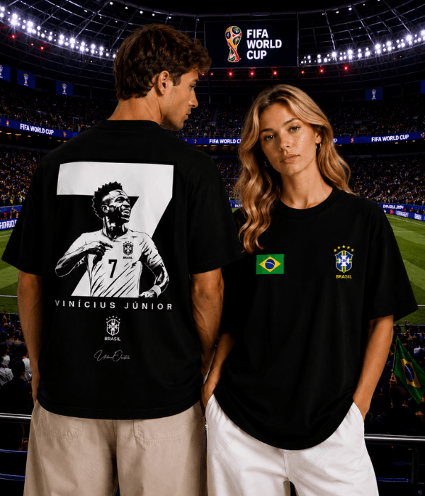 VINICIUS JR 🇧🇷 WC 2026 - Oversized T-shirt  [ Unisex ]