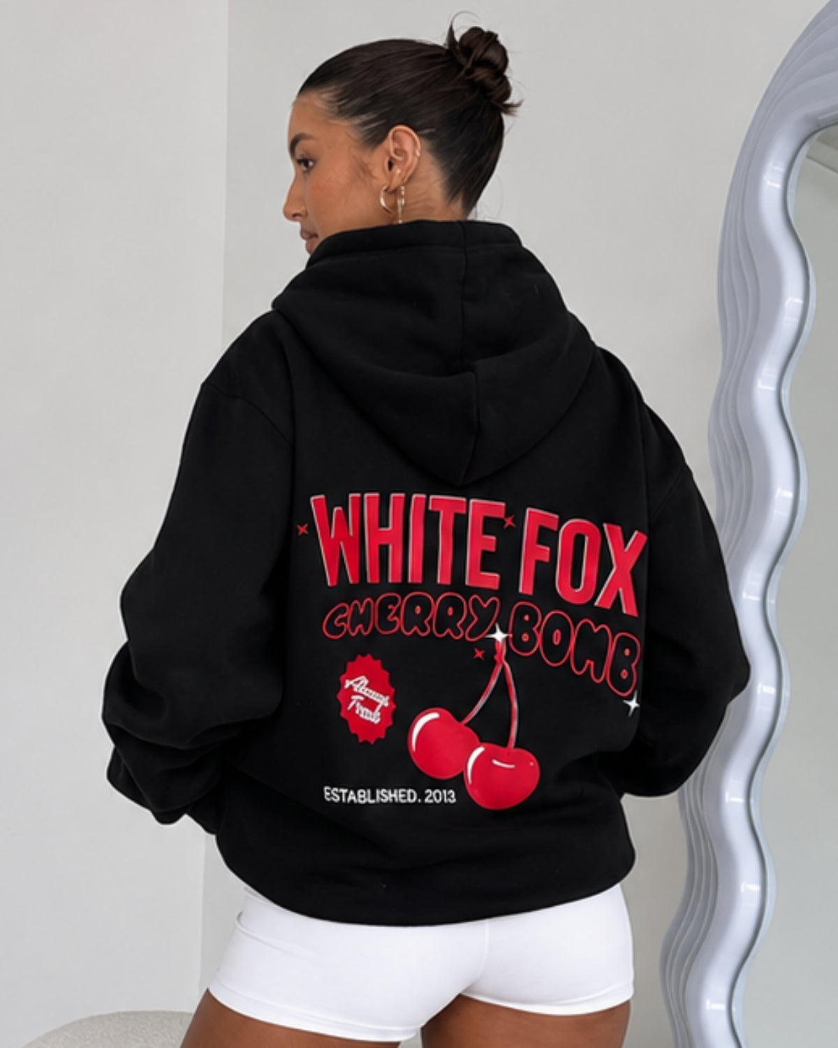 WHITE FO(X) - Women Oversized Hoodie
