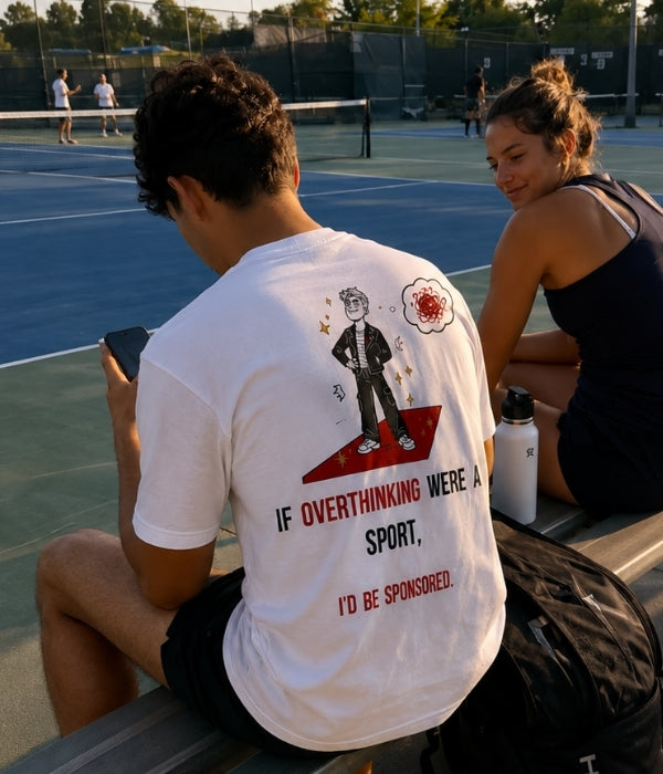 IF OVERTHINKING WERE A PORT, I'D BE SPONSORED - Oversized T-shirt  [ Unisex ]