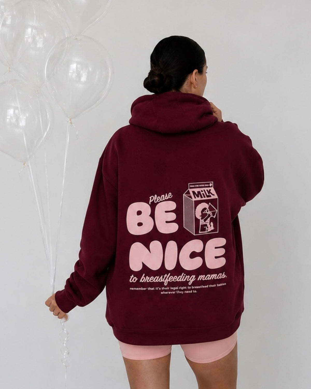 BE NICE - Women Oversized Hoodie