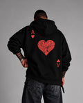 Ace of Hearts - Oversized Hoodie [ Unisex ]